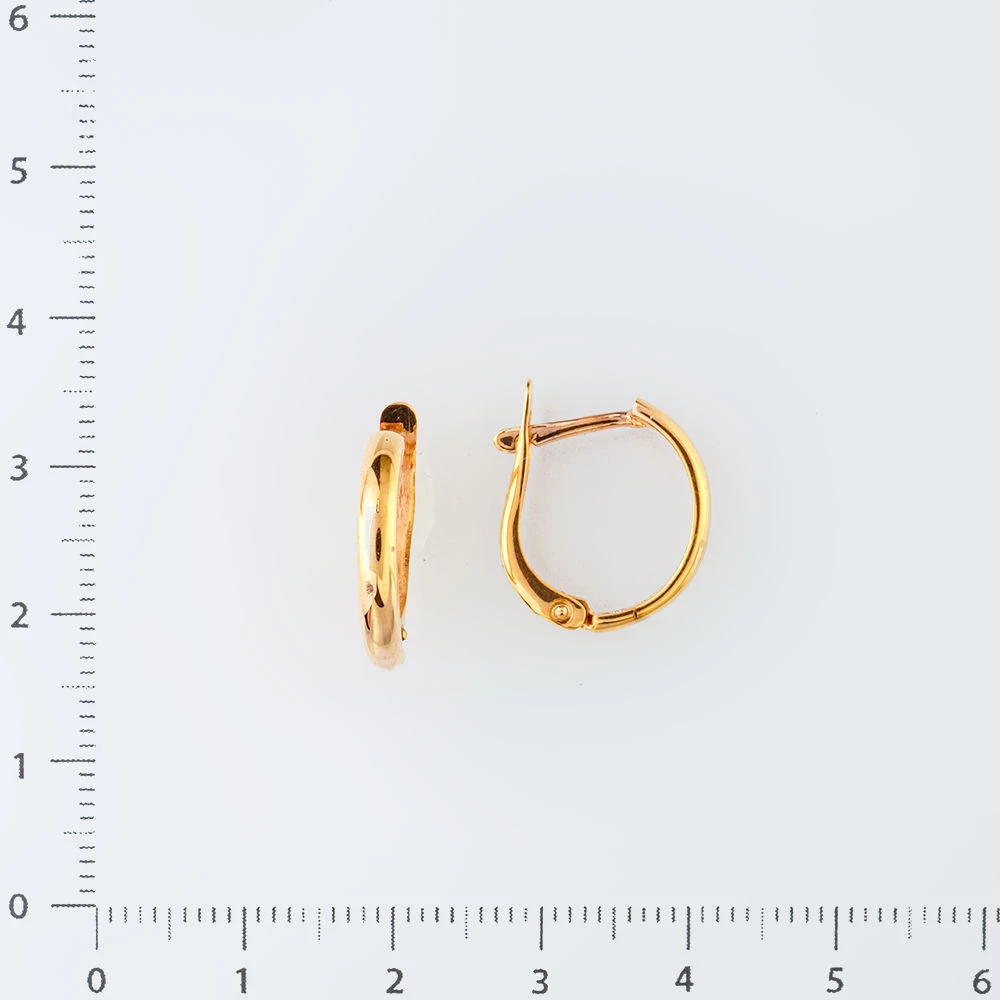 Серьги из красного золота 585 пробы
