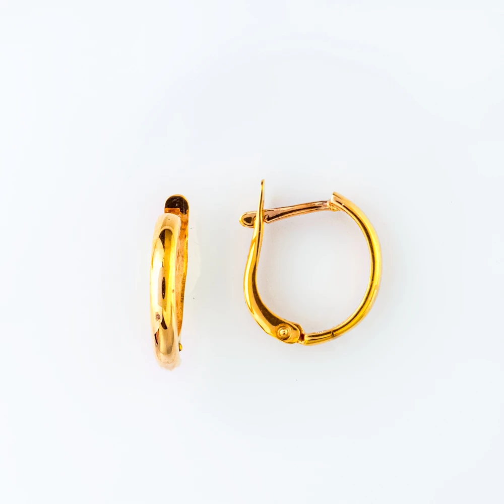 Серьги из красного золота 585 пробы