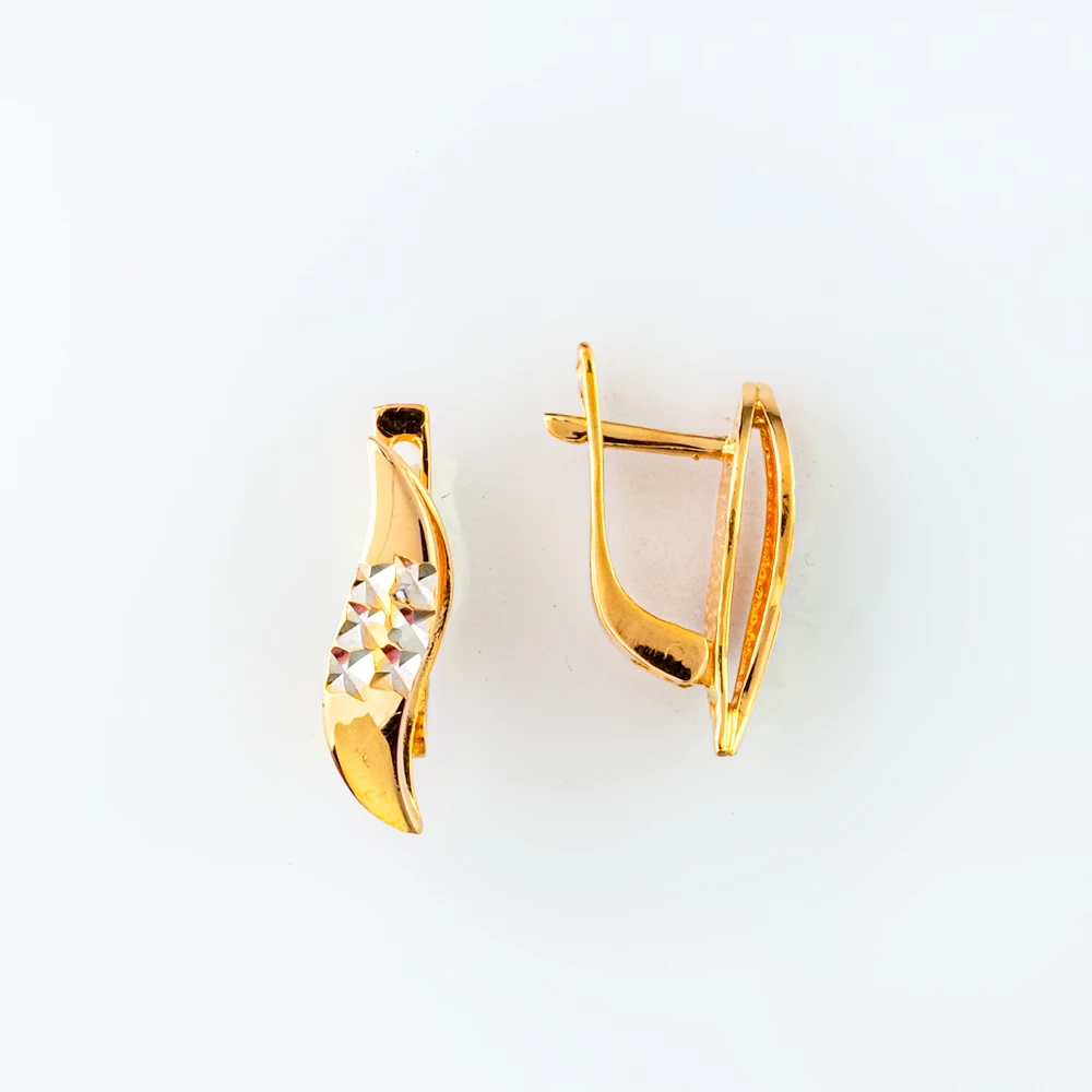 Серьги из красного золота 585 пробы