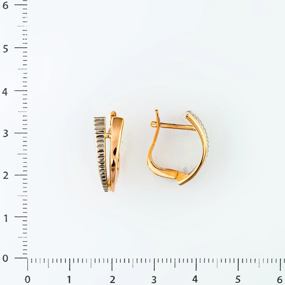 Серьги из красного золота 583 пробы