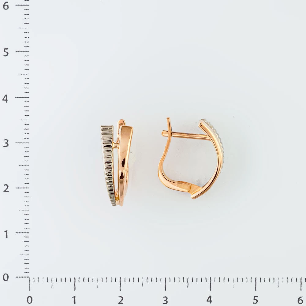 Серьги из красного золота 583 пробы
