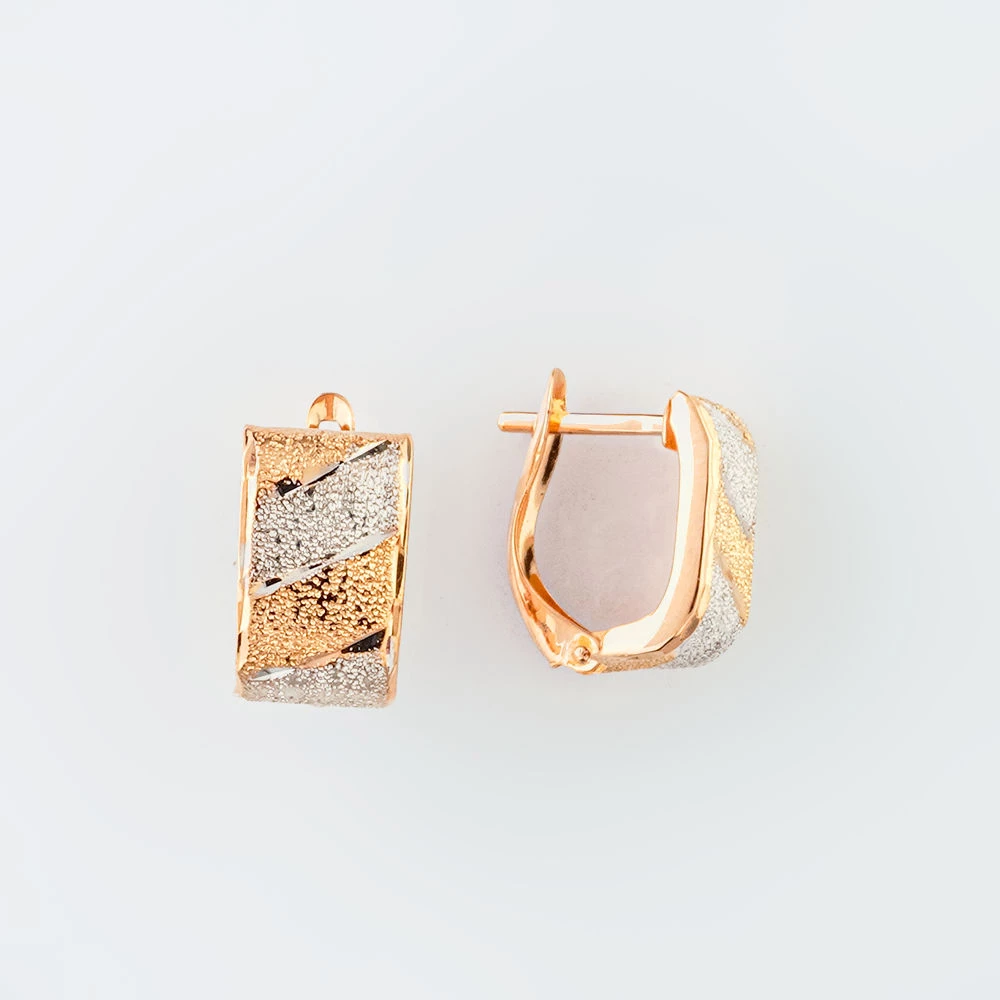 Серьги из красного золота 585 пробы