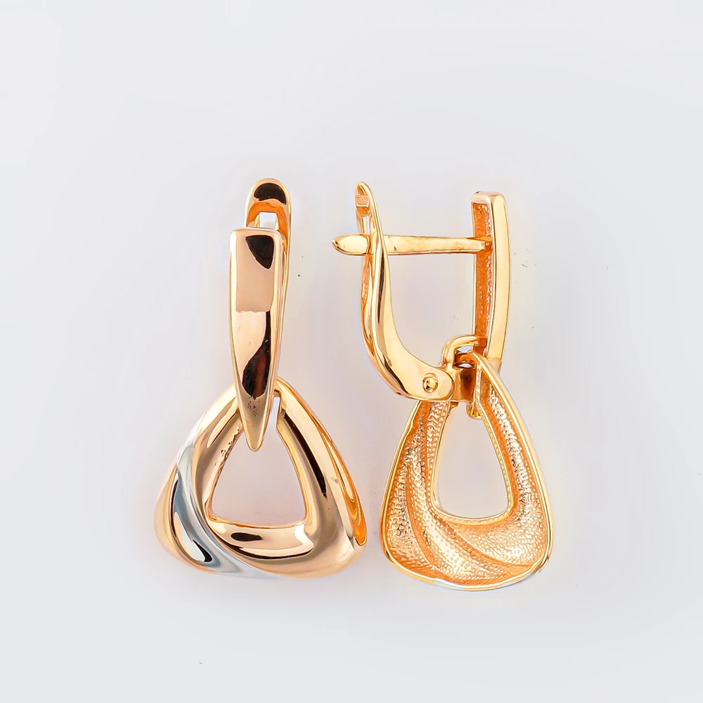Серьги из красного золота 585 пробы