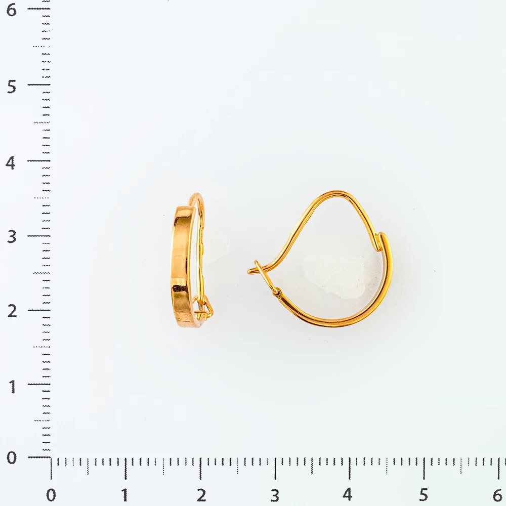 Серьги из красного золота 585 пробы