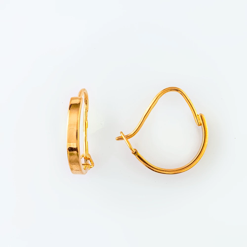 Серьги из красного золота 585 пробы