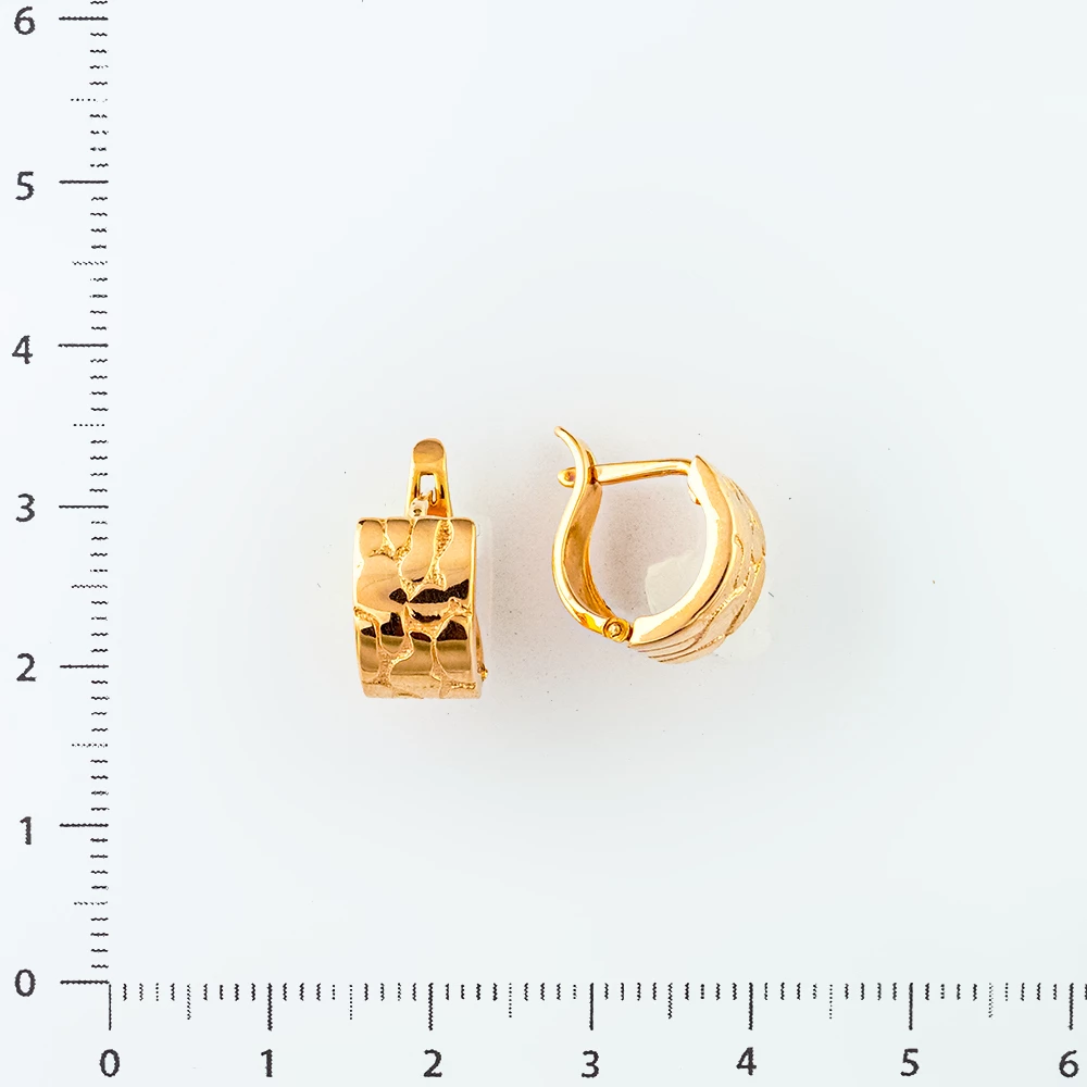 Серьги из красного золота 585 пробы