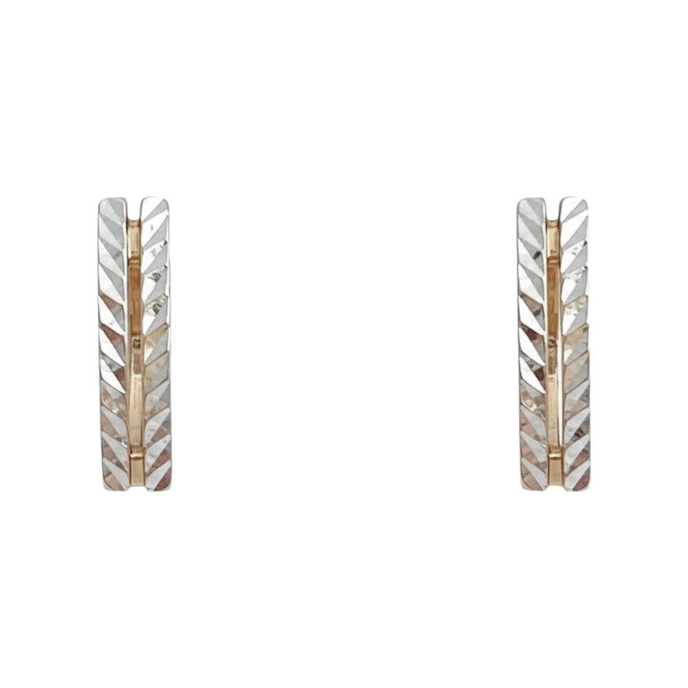 Серьги из красного золота 585 пробы