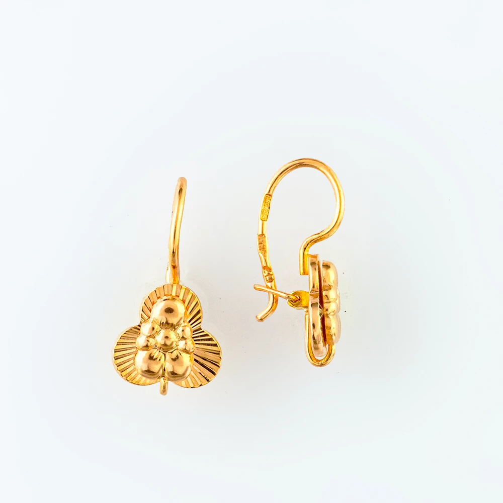 Серьги из красного золота 583 пробы
