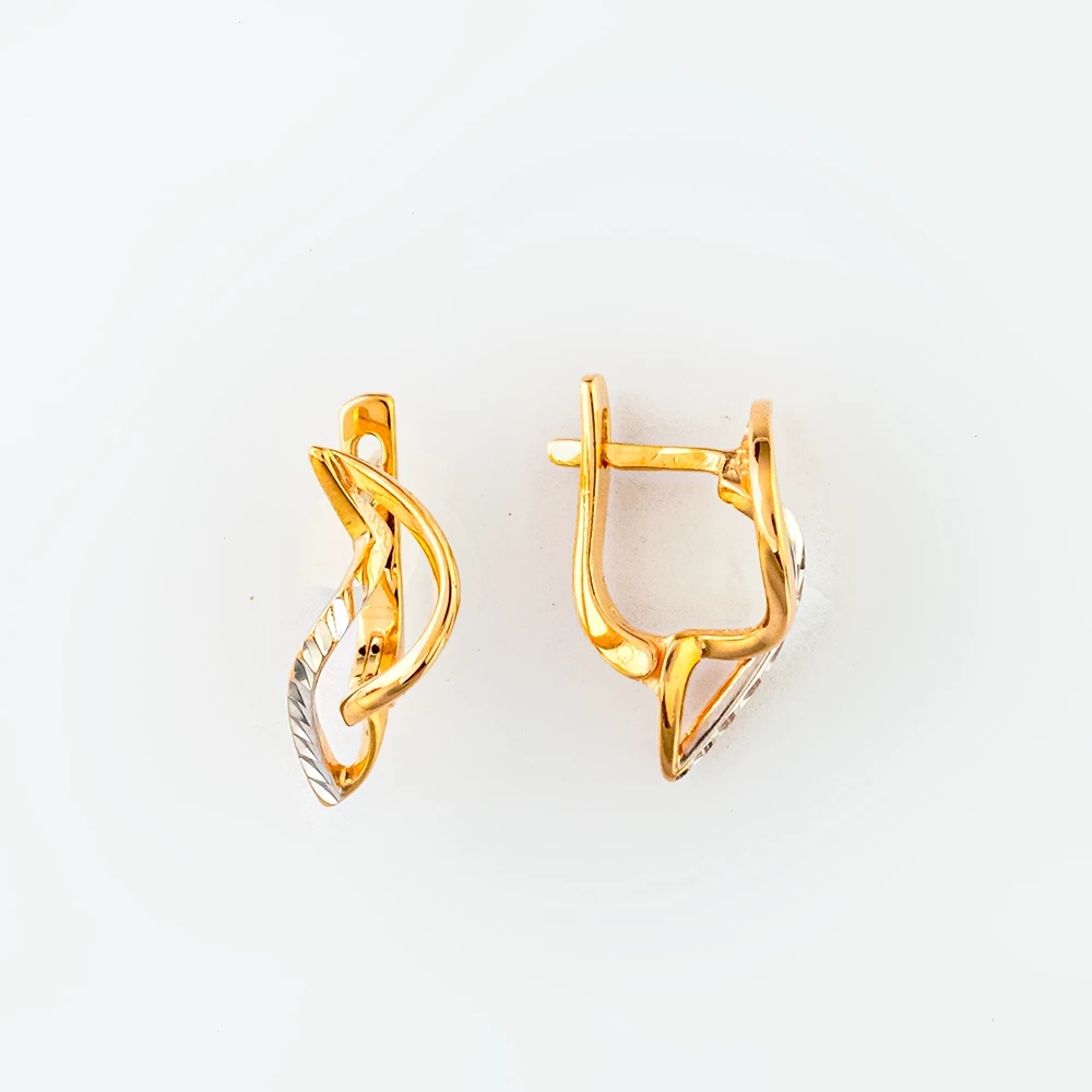 Серьги из красного золота 585 пробы