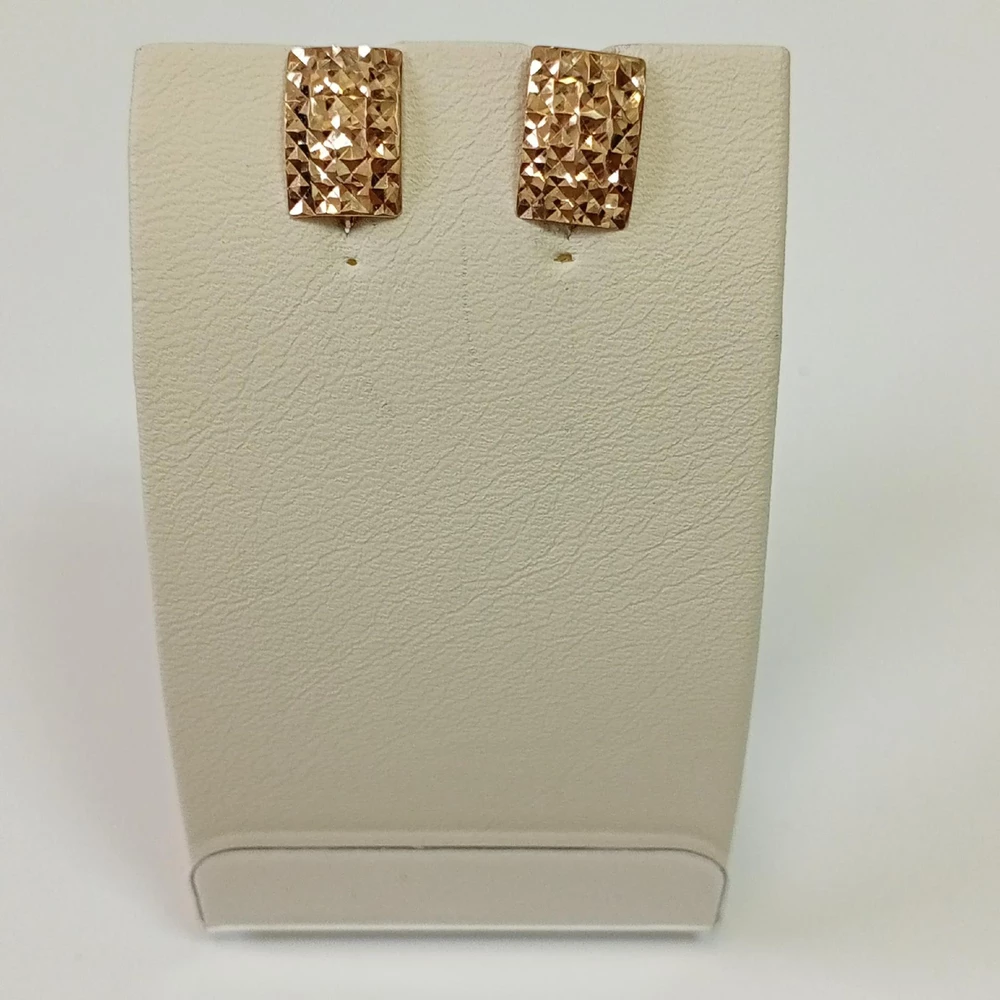 Серьги из красного золота 585 пробы