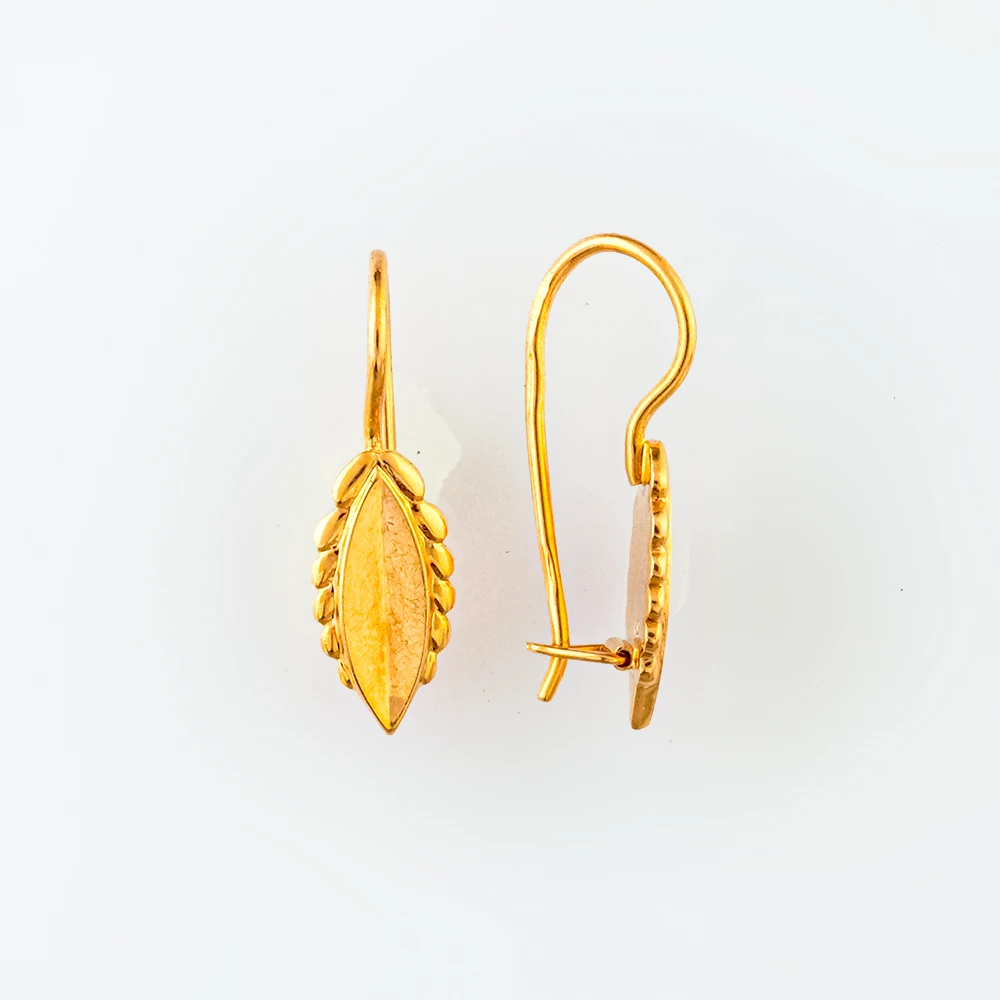 Серьги из красного золота 583 пробы