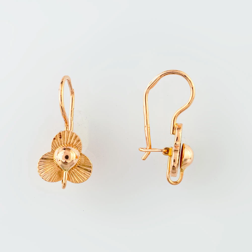 Серьги из красного золота 583 пробы