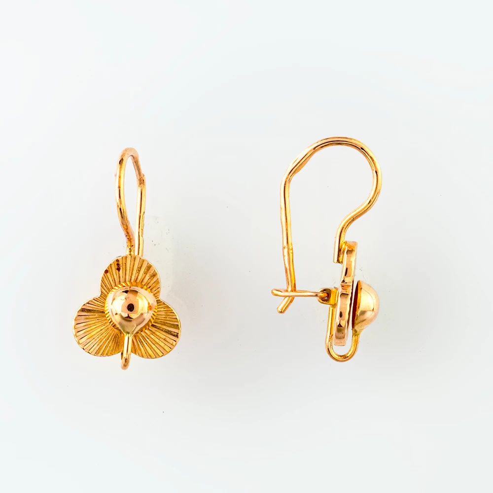 Серьги из красного золота 583 пробы