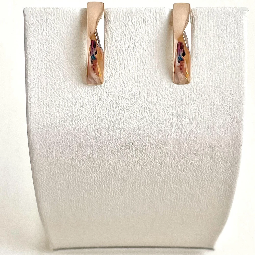 Серьги из красного золота 585 пробы