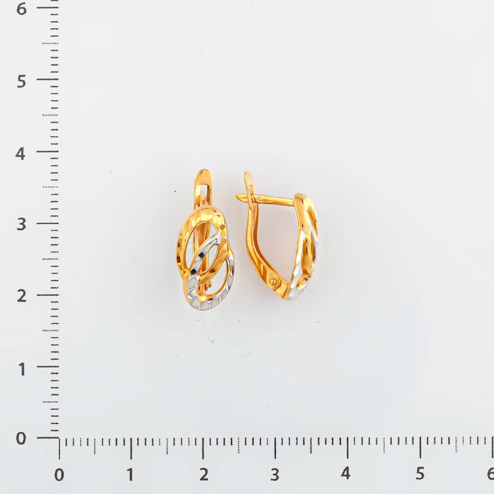 Серьги из красного золота 585 пробы