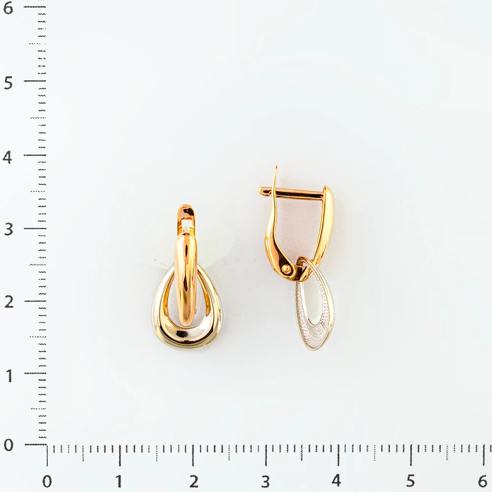 Серьги из красного золота 585 пробы
