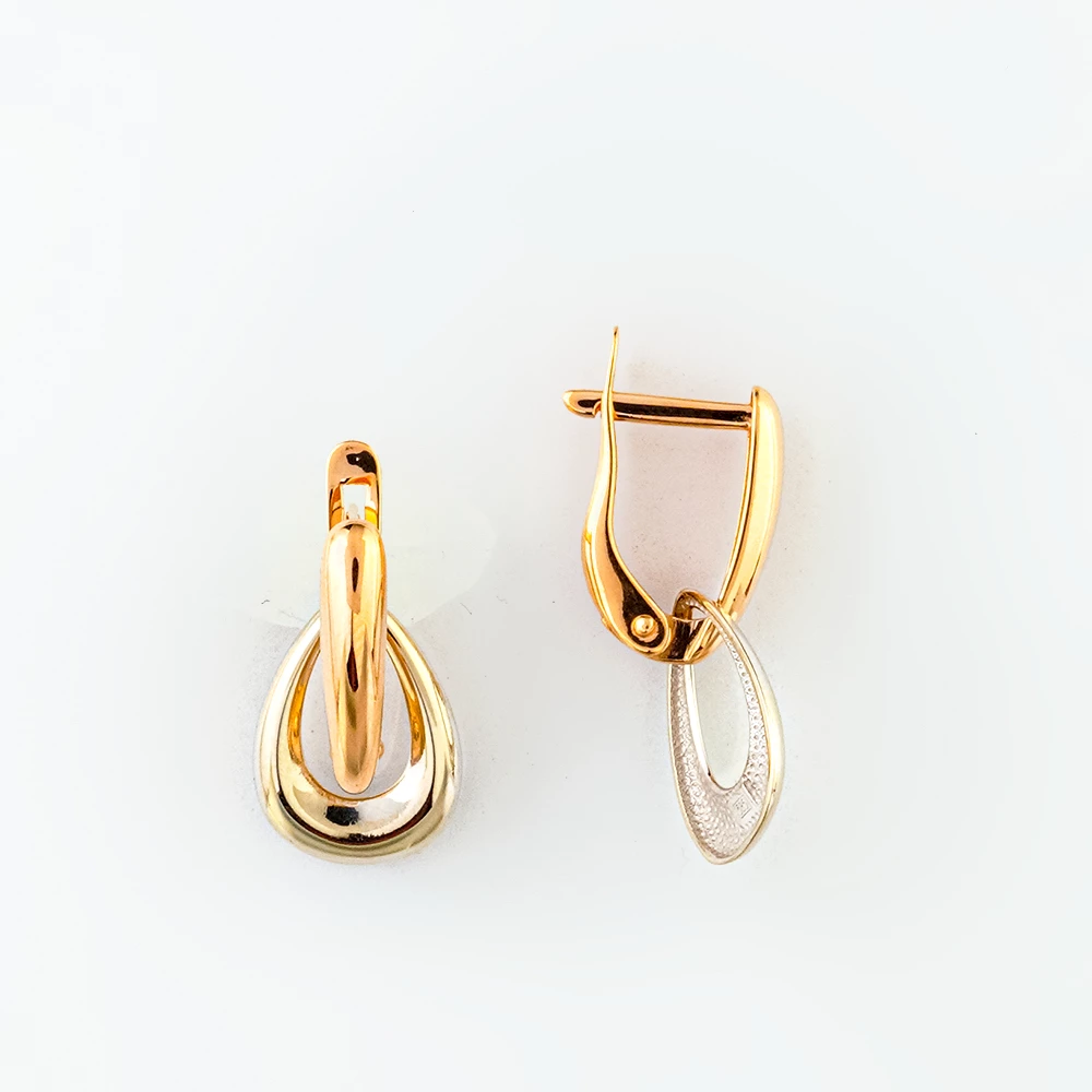 Серьги из красного золота 585 пробы