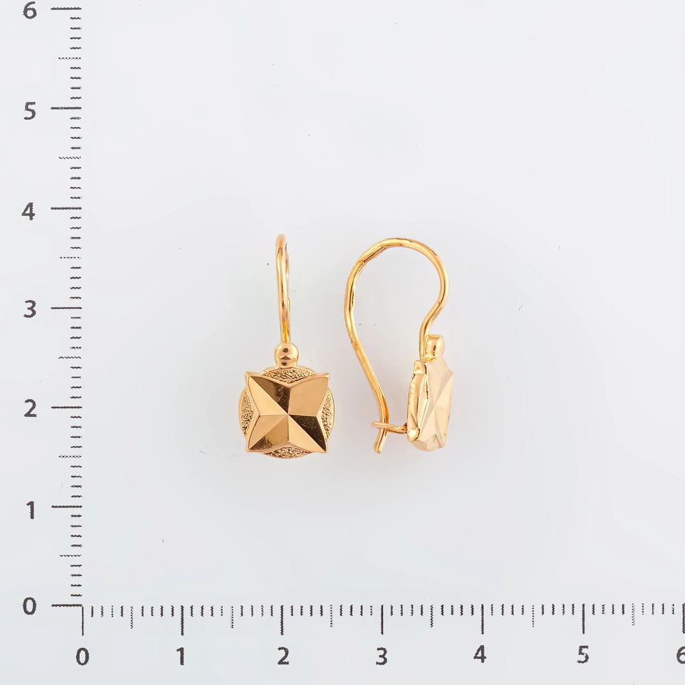 Серьги из красного золота 583 пробы