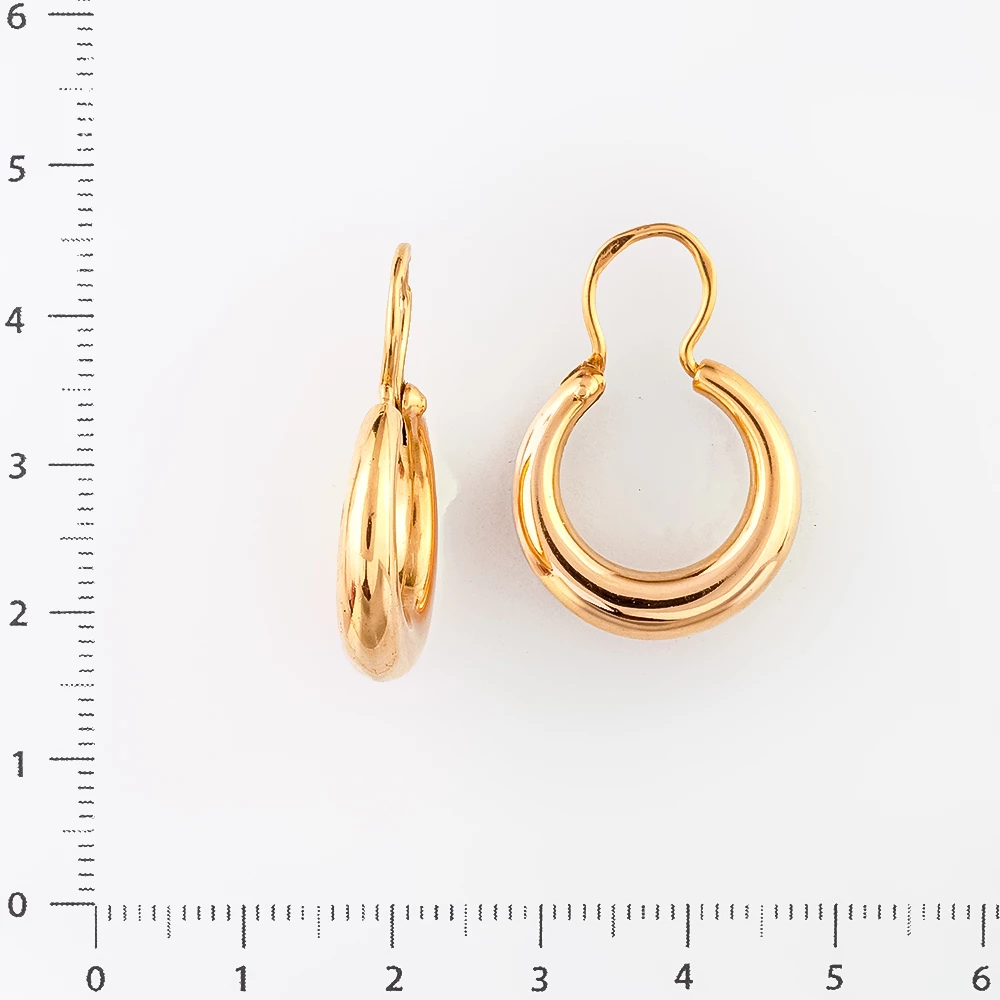 Серьги из красного золота 583 пробы