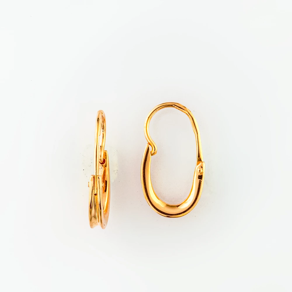 Серьги из красного золота 583 пробы