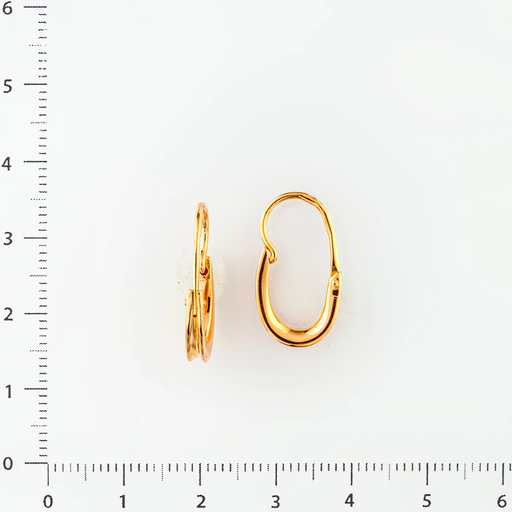 Серьги из красного золота 583 пробы