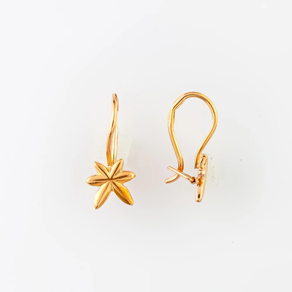 Серьги из красного золота 583 пробы