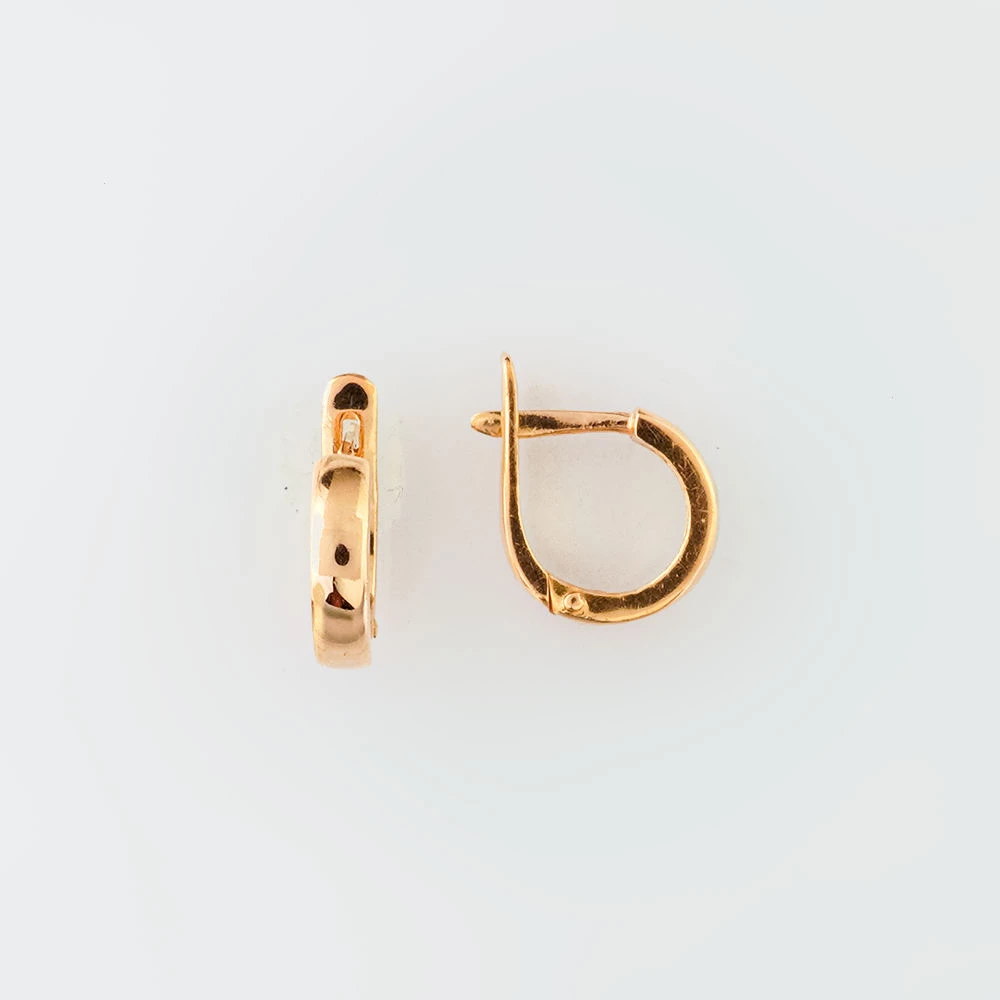 Серьги из красного золота 585 пробы