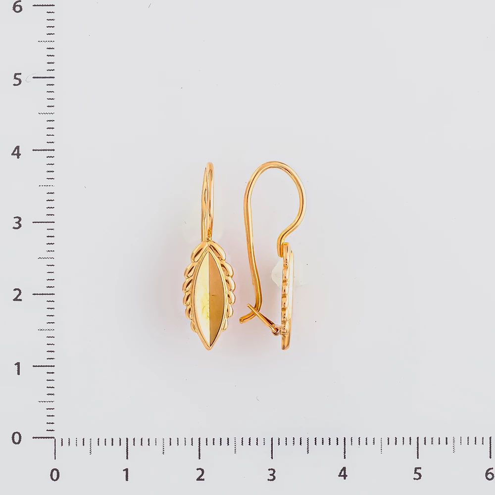 Серьги из красного золота 583 пробы