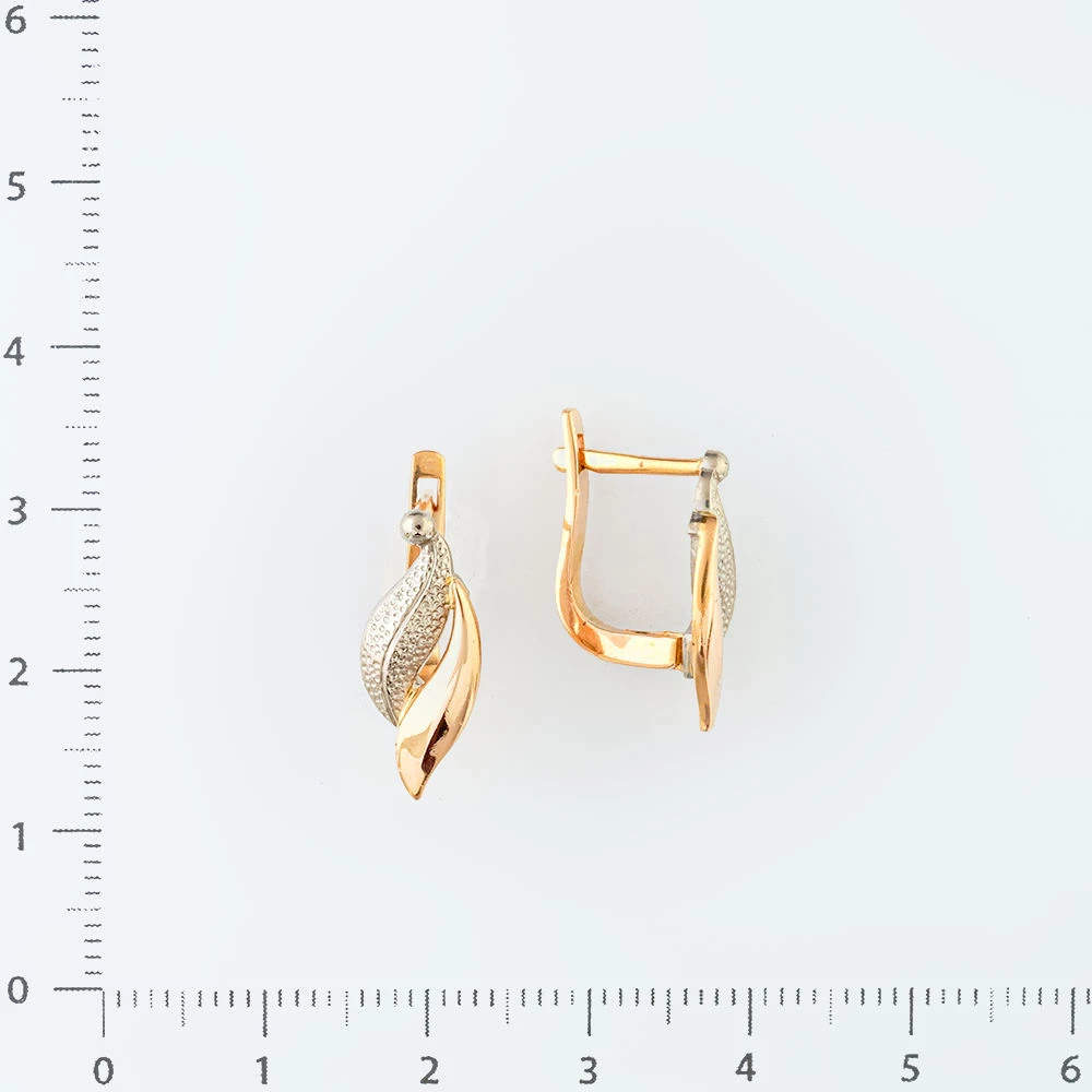 Серьги из красного золота 583 пробы