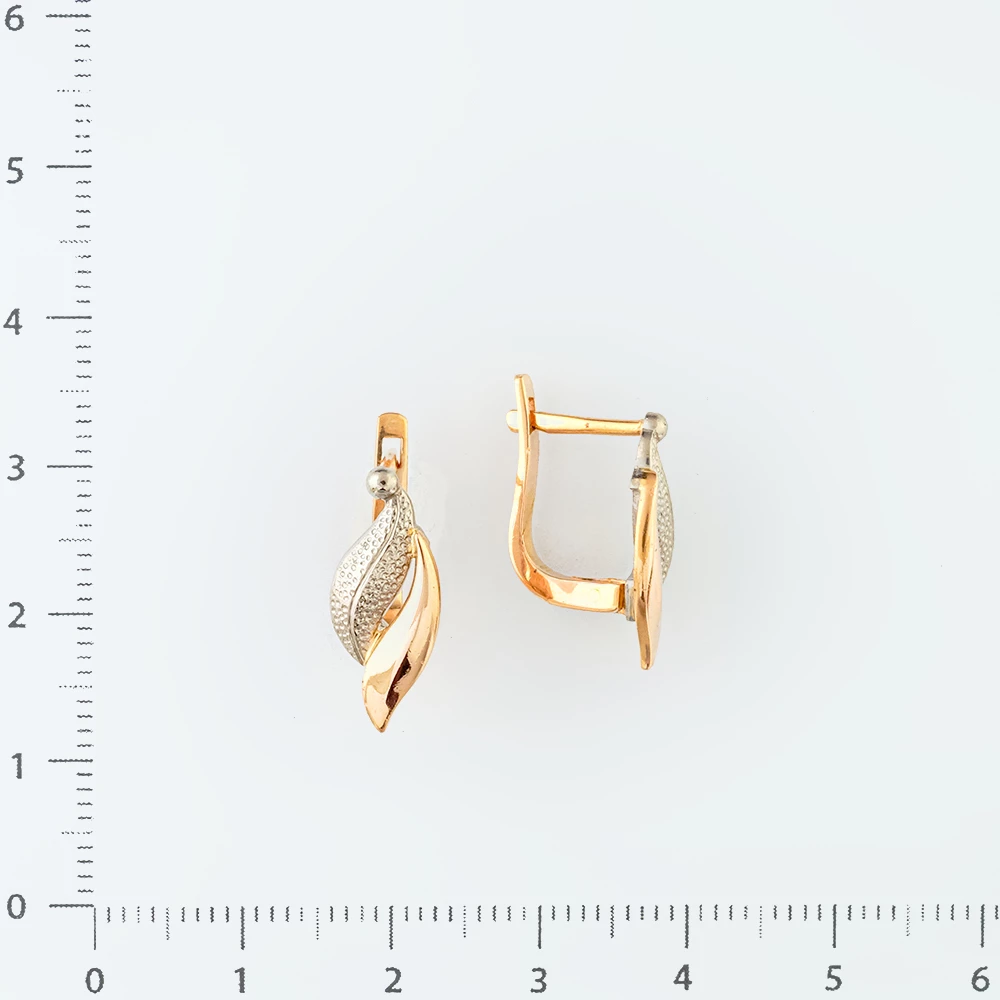Серьги из красного золота 583 пробы