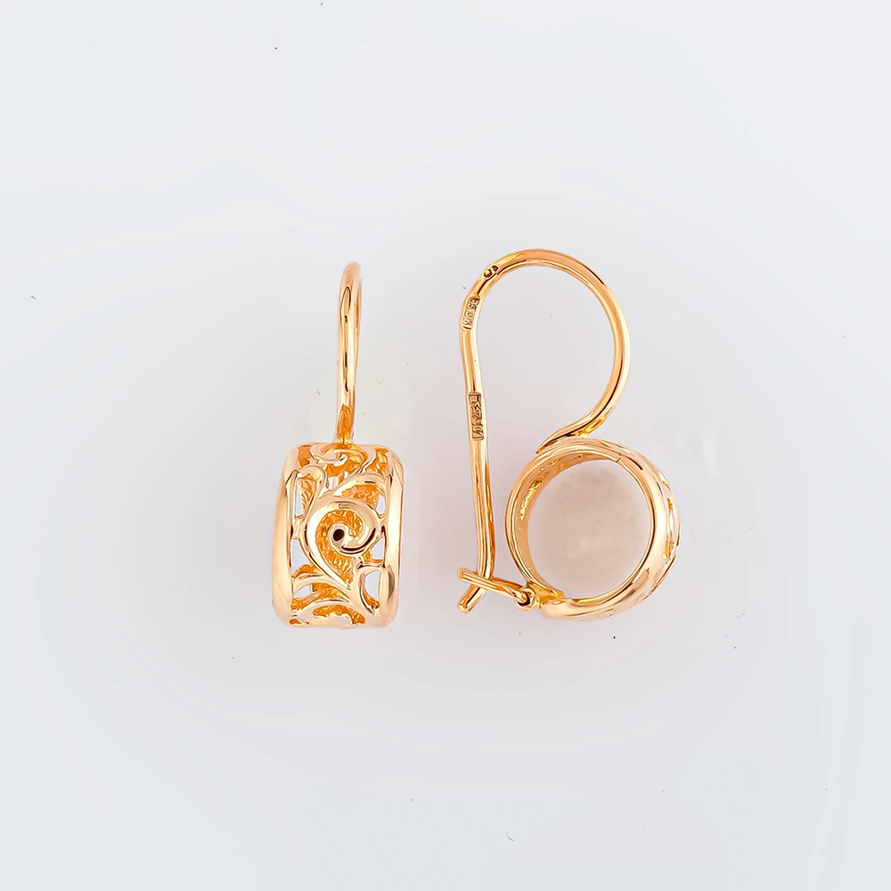 Серьги из красного золота 583 пробы
