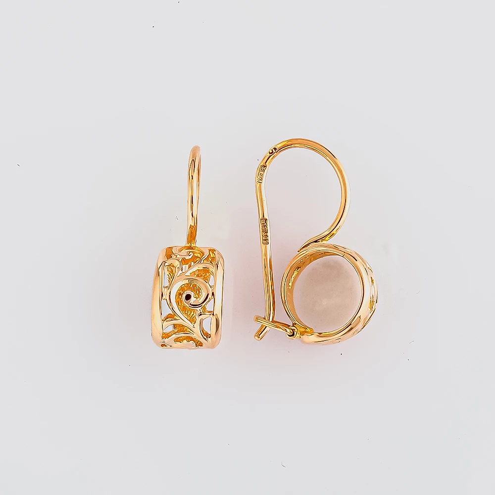 Серьги из красного золота 583 пробы