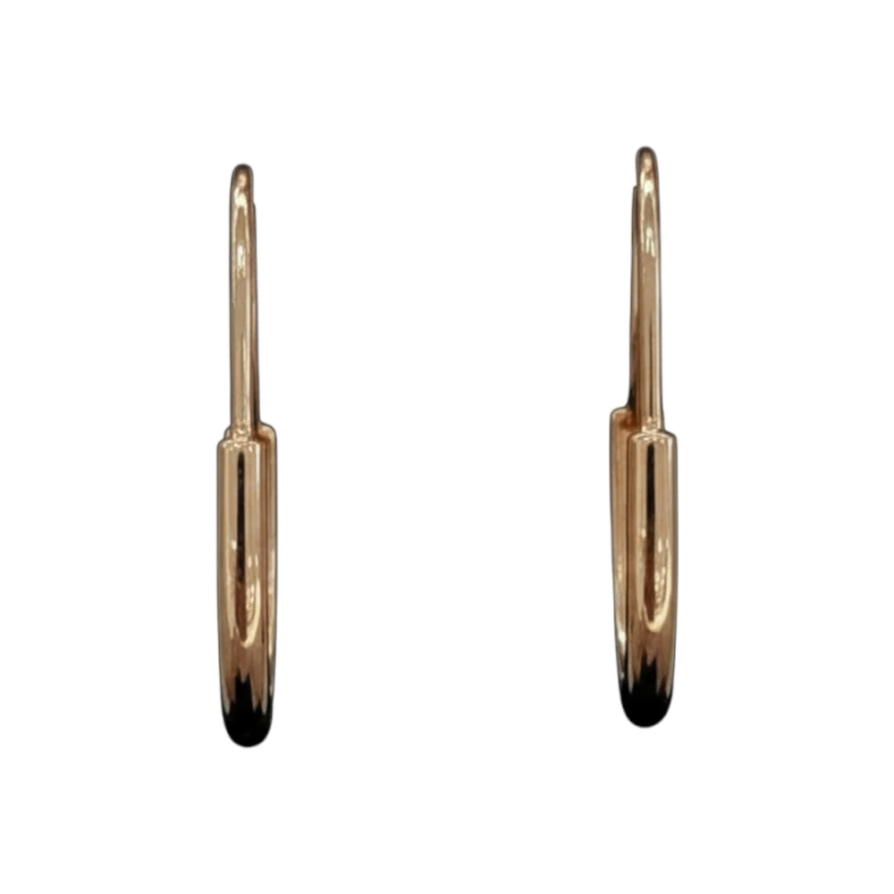 Серьги из красного золота 583 пробы