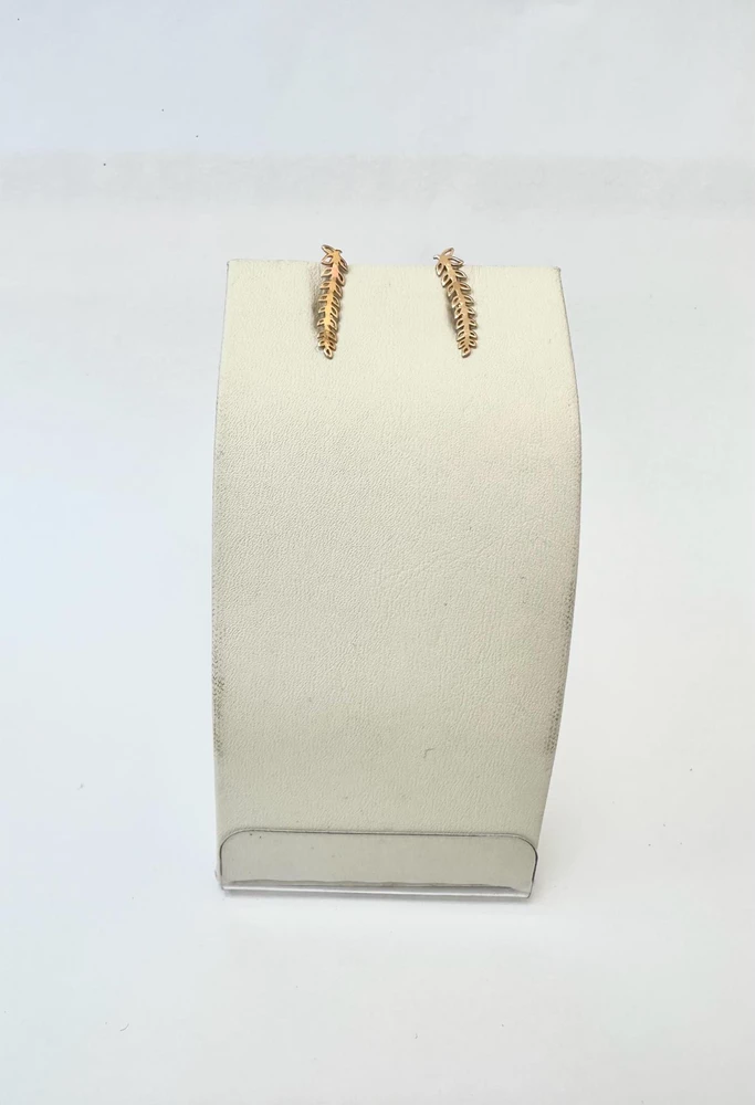 Серьги из красного золота 585 пробы