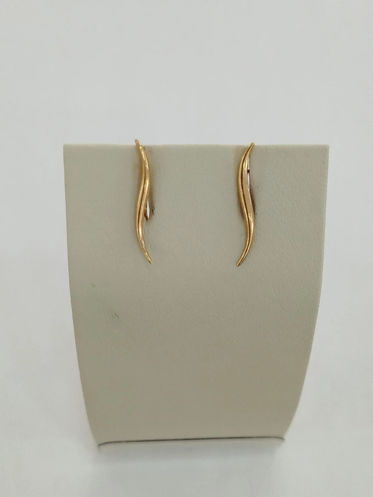 Серьги из красного золота 585 пробы