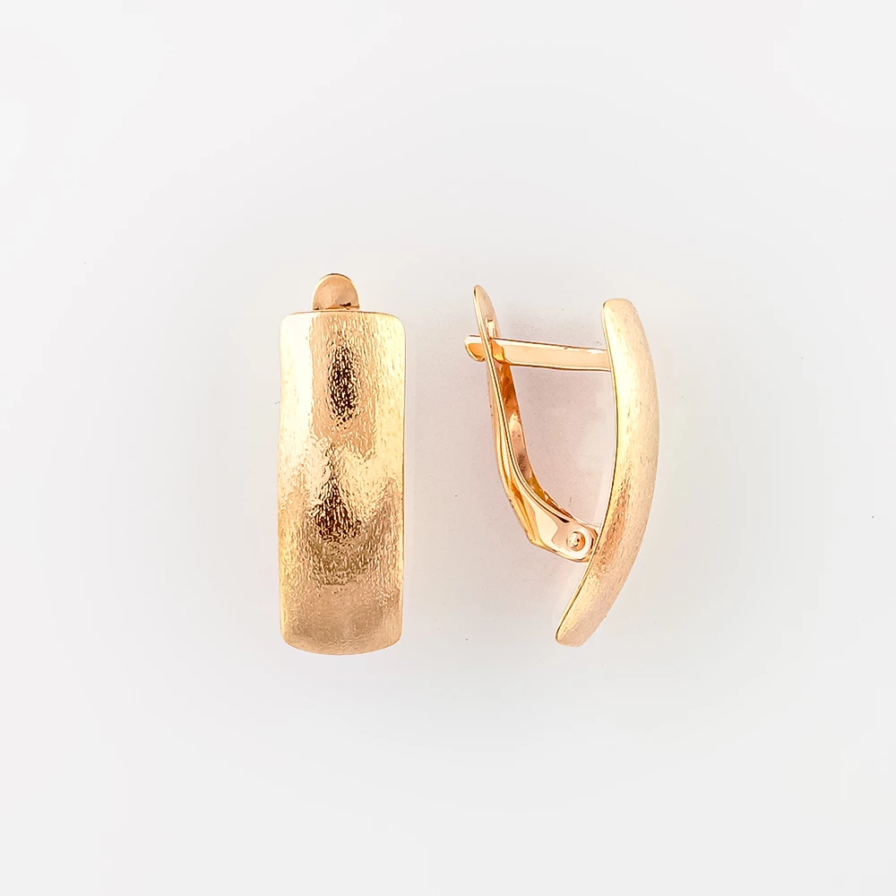 Серьги из красного золота 585 пробы