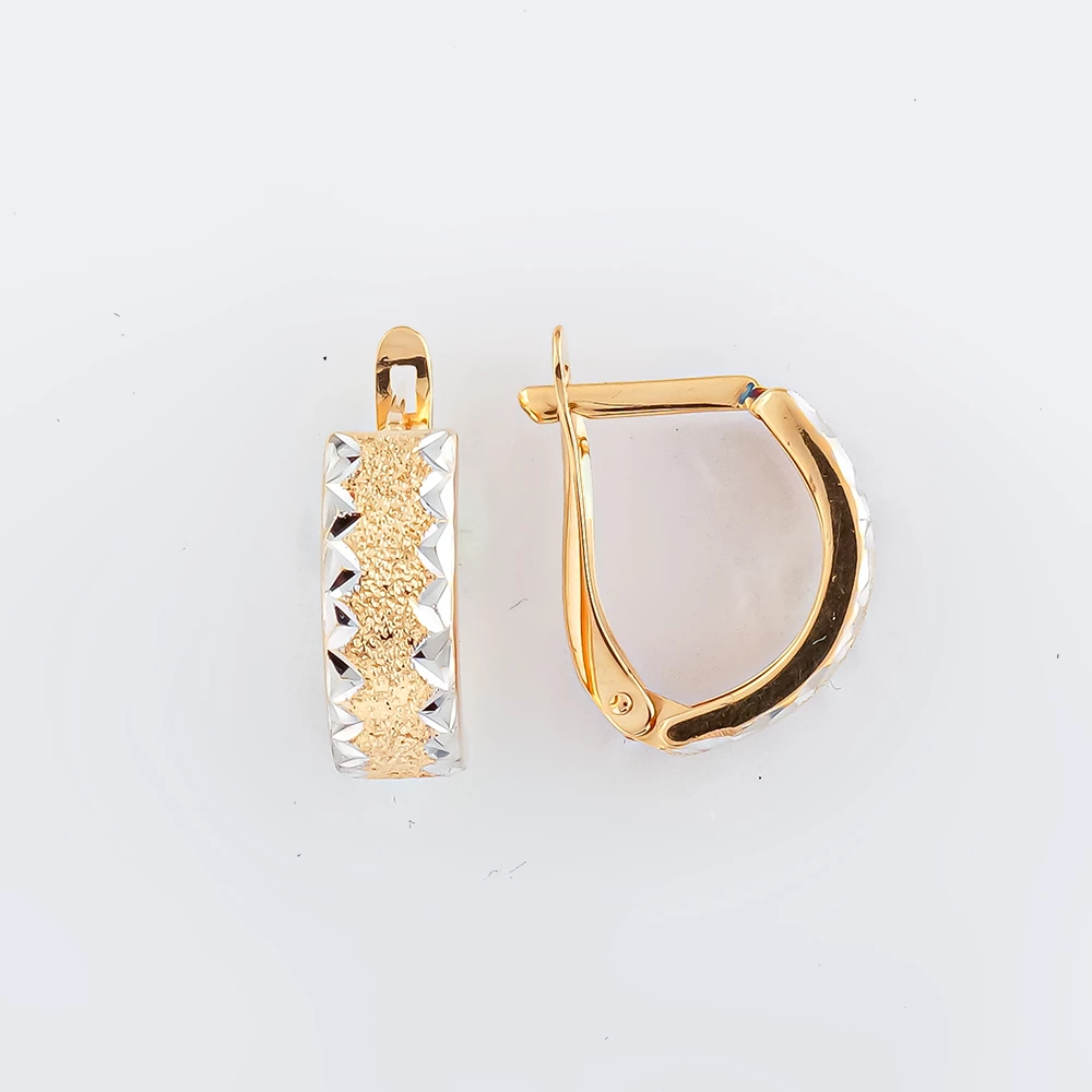 Серьги из красного золота 585 пробы