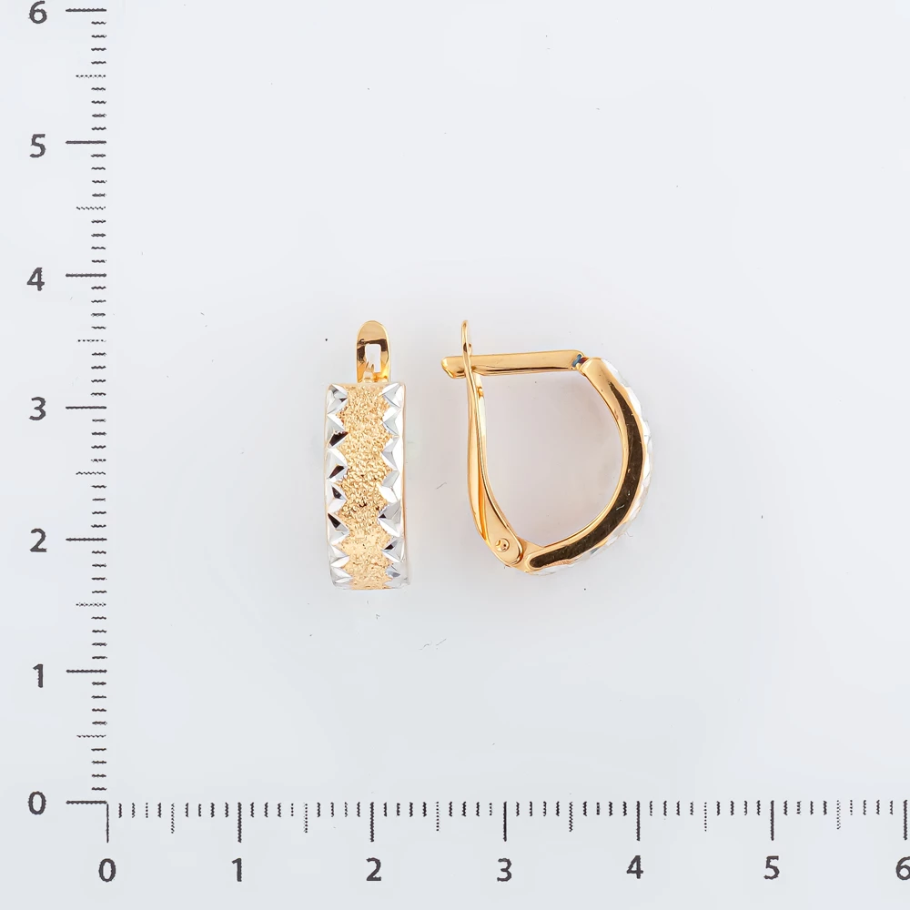 Серьги из красного золота 585 пробы