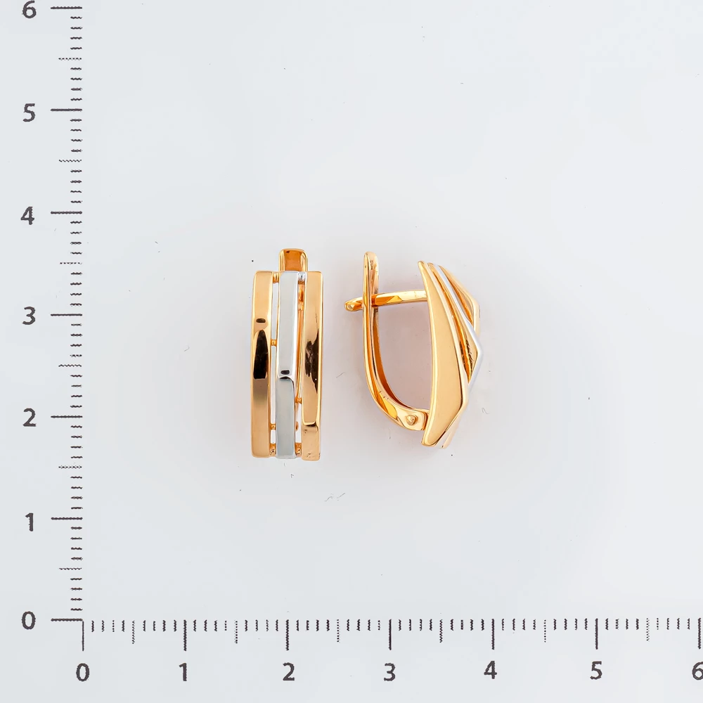 Серьги из красного золота 585 пробы