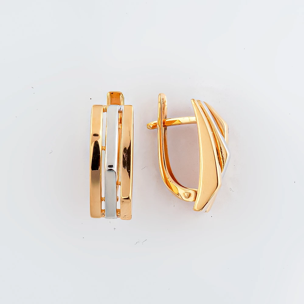Серьги из красного золота 585 пробы