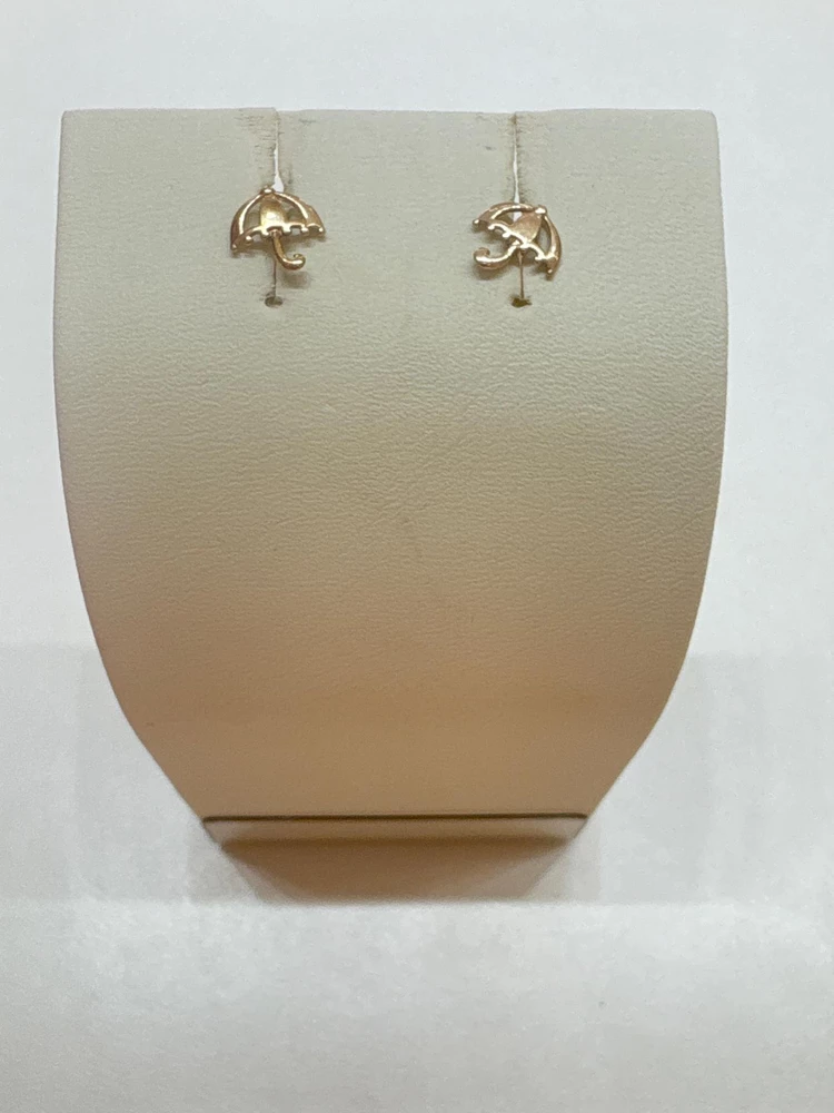 Серьги из красного золота 585 пробы