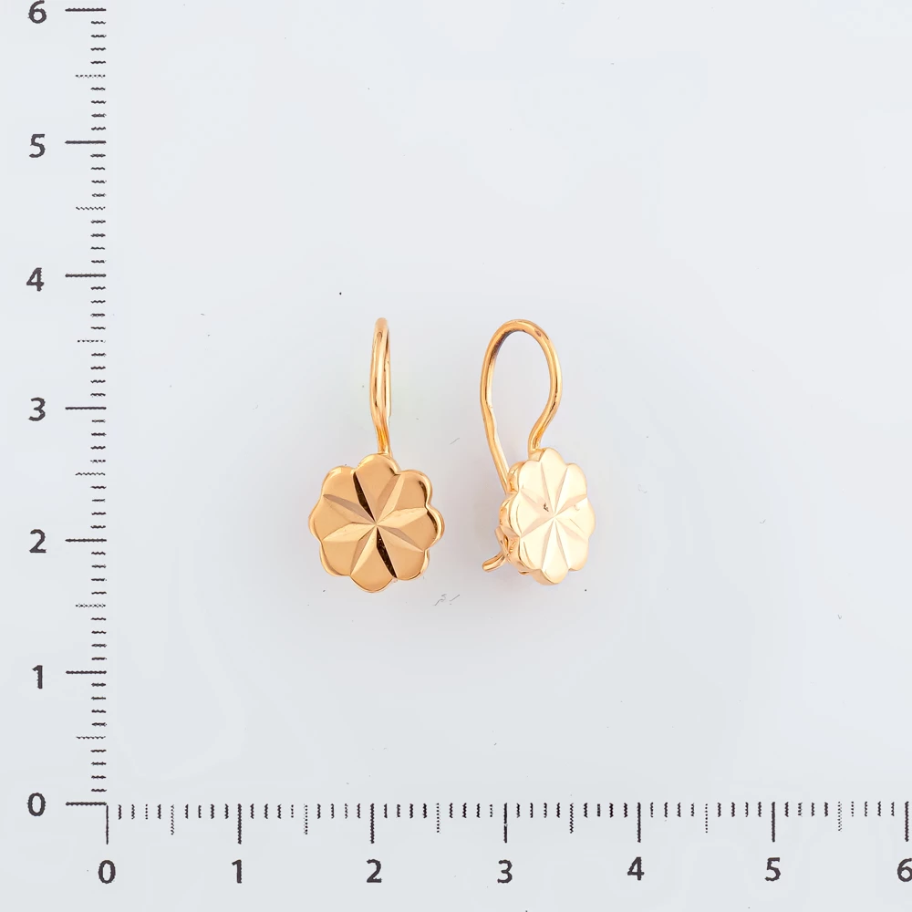 Серьги из красного золота 583 пробы