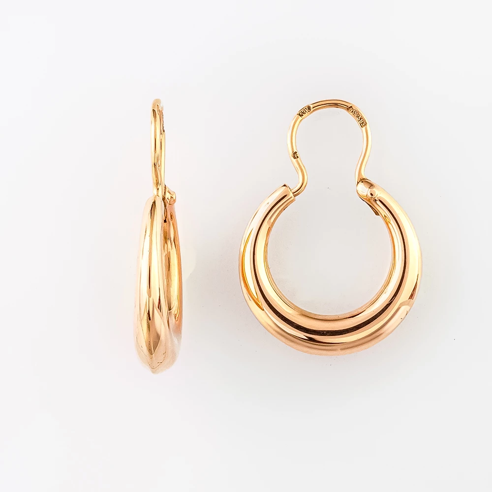 Серьги из красного золота 583 пробы