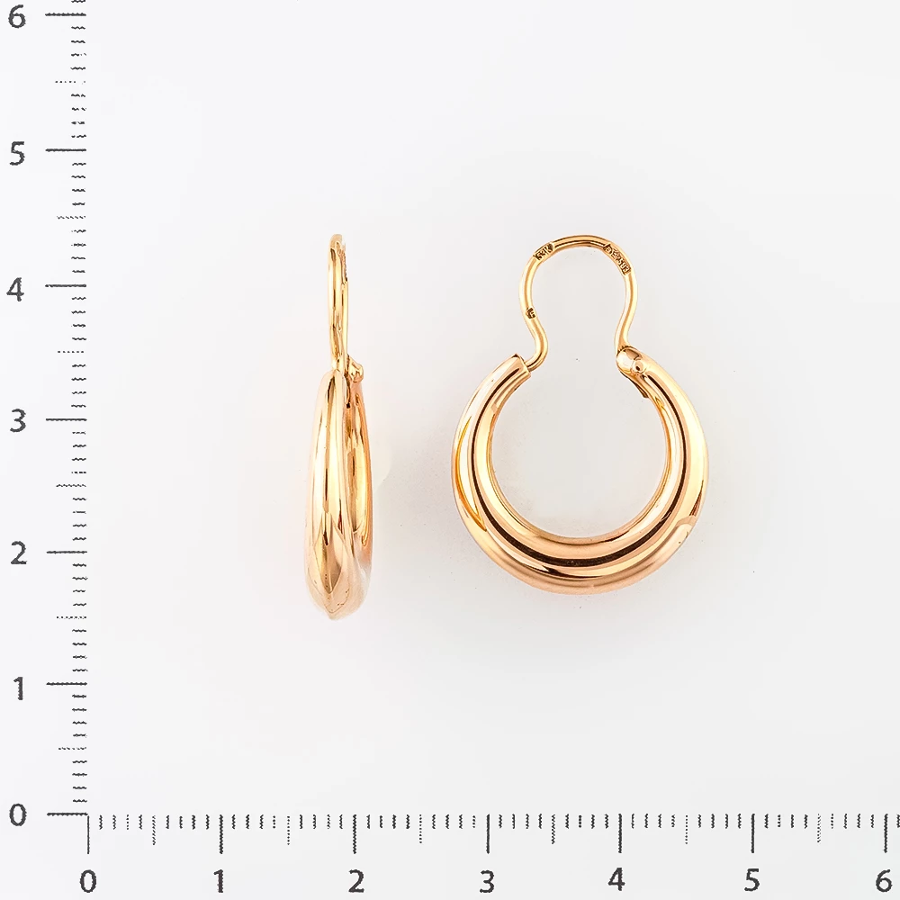 Серьги из красного золота 583 пробы