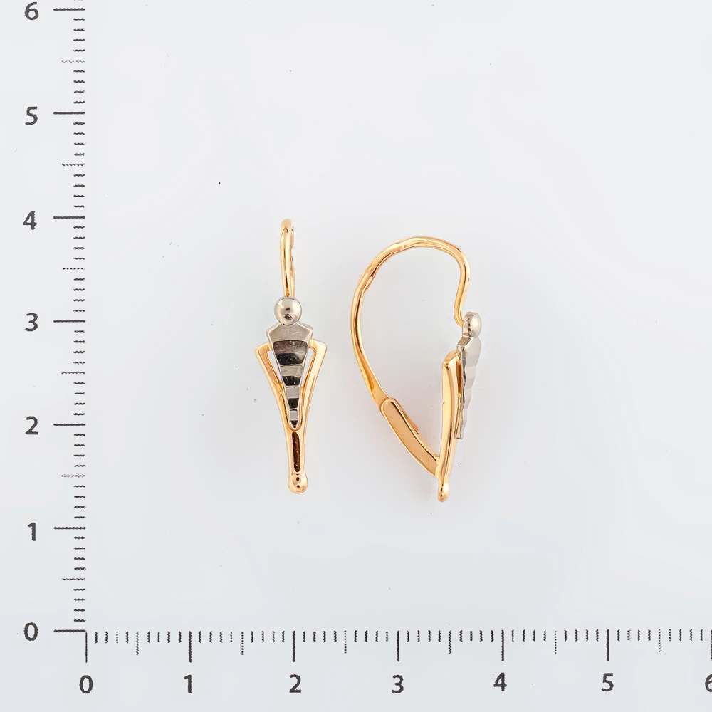 Серьги из красного золота 583 пробы