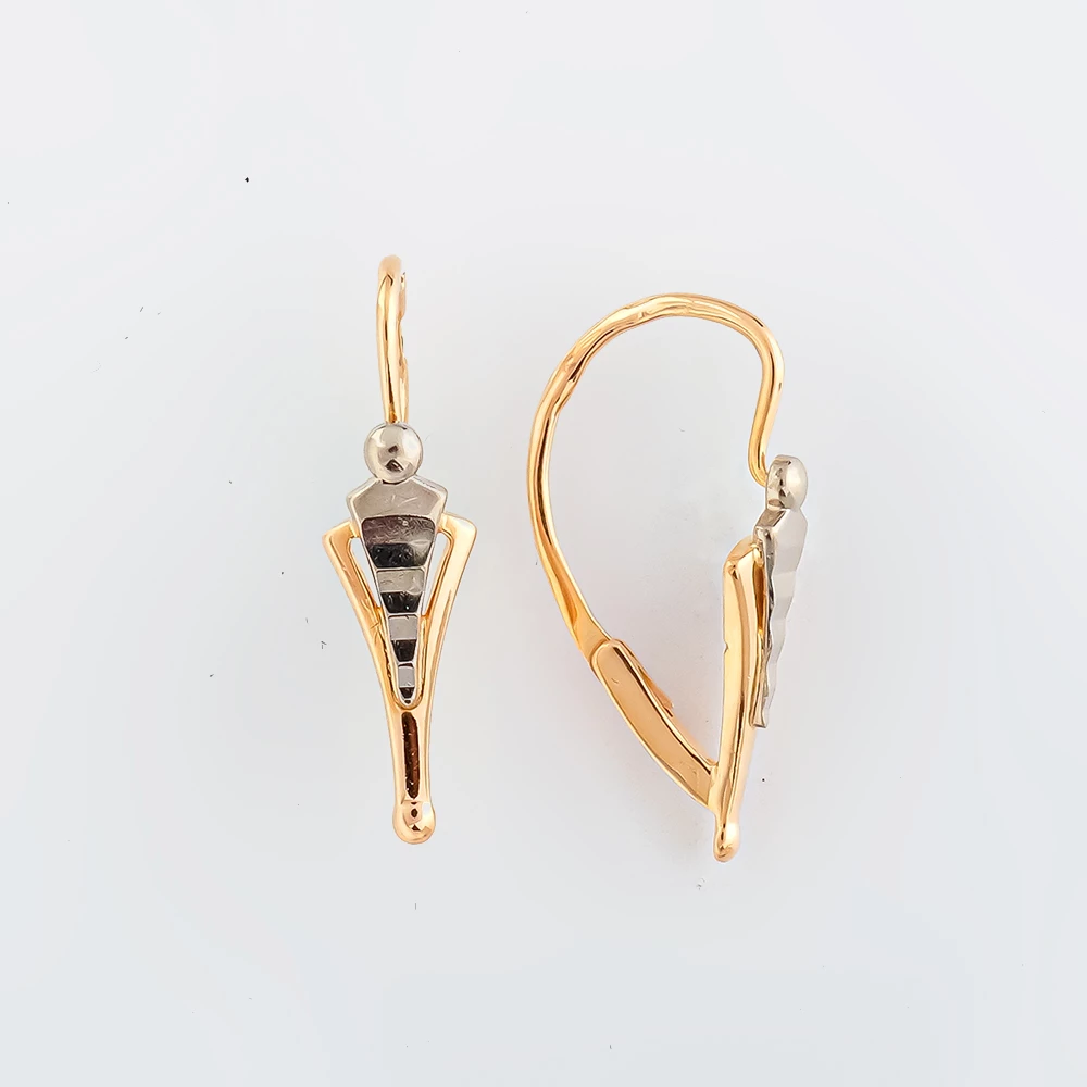 Серьги из красного золота 583 пробы
