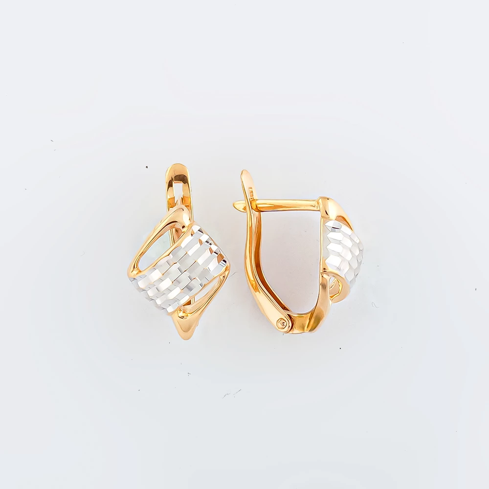 Серьги из красного золота 585 пробы