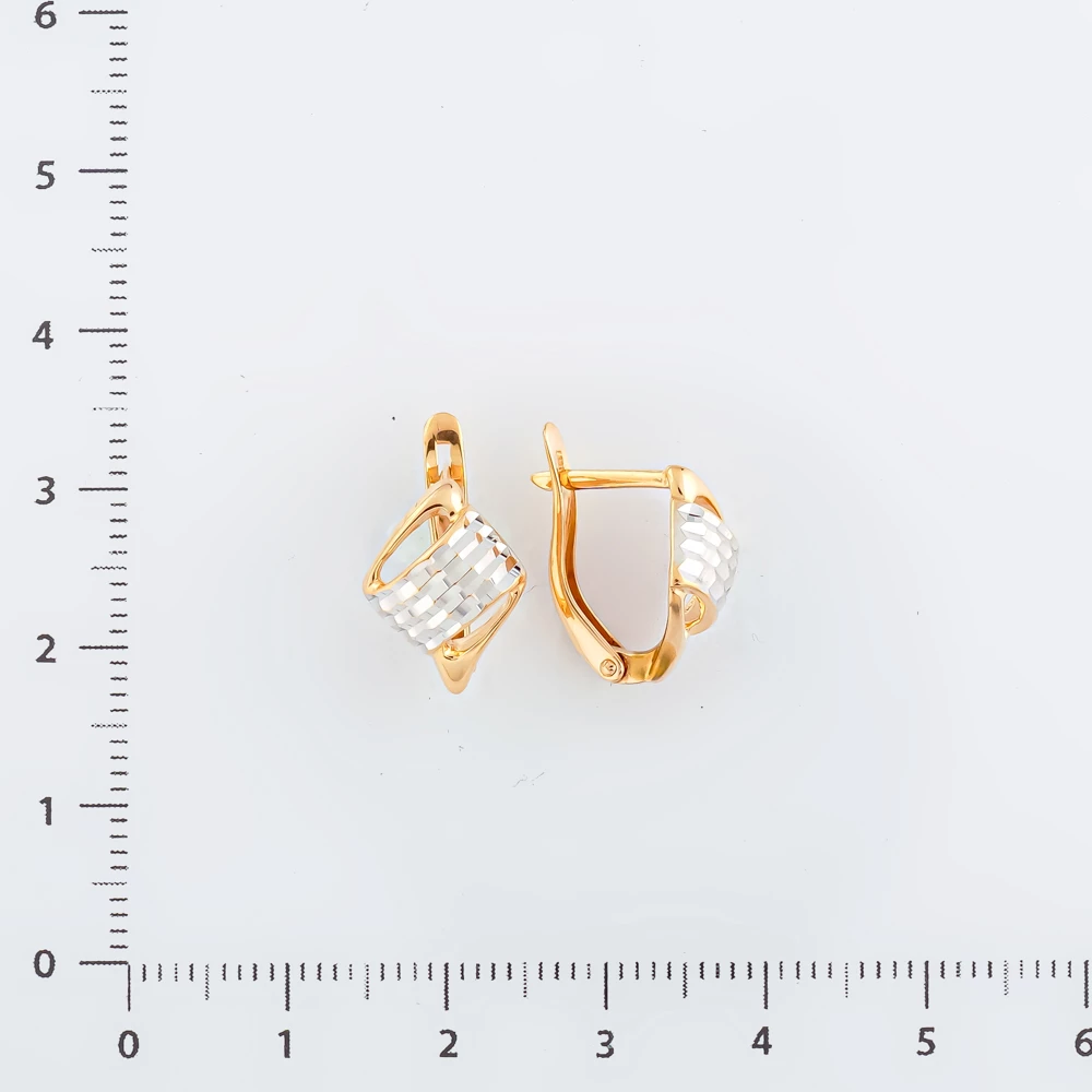 Серьги из красного золота 585 пробы