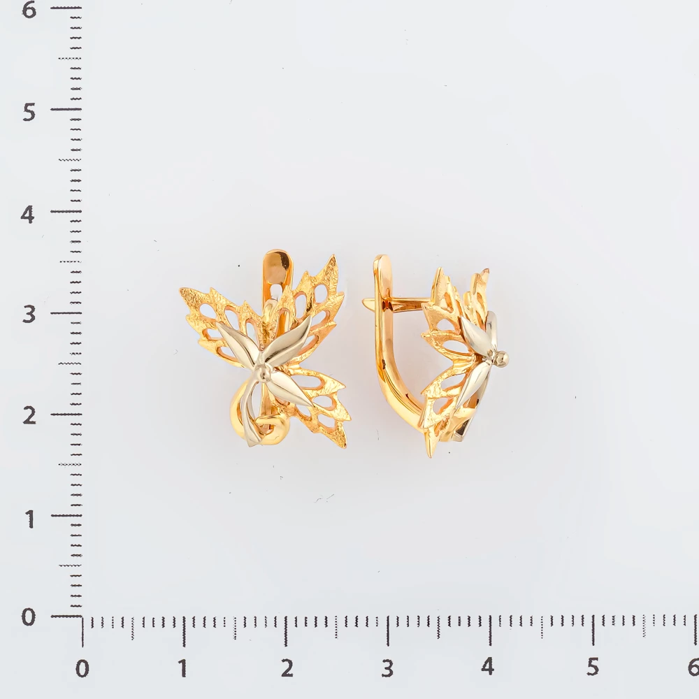 Серьги из красного золота 583 пробы