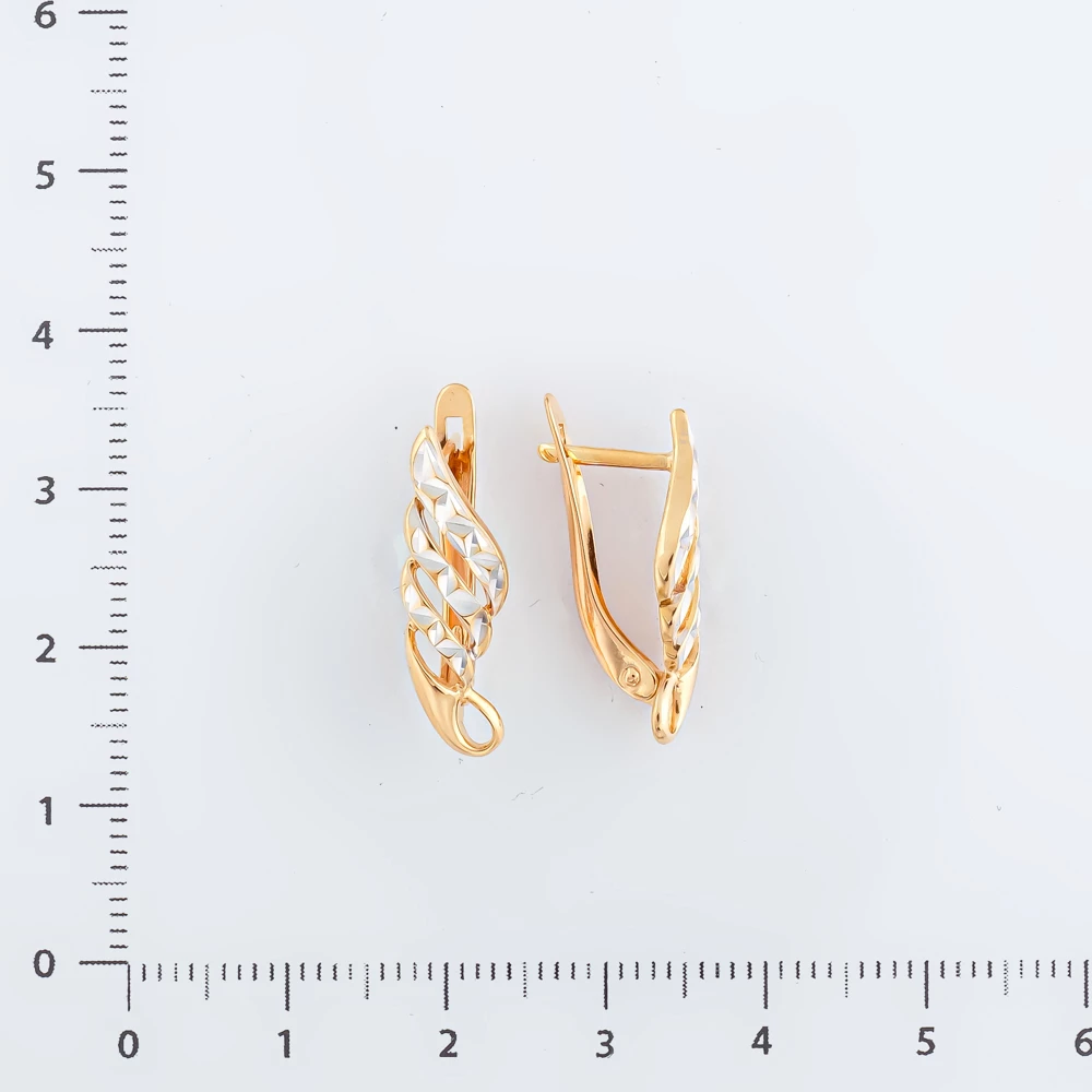 Серьги из красного золота 585 пробы